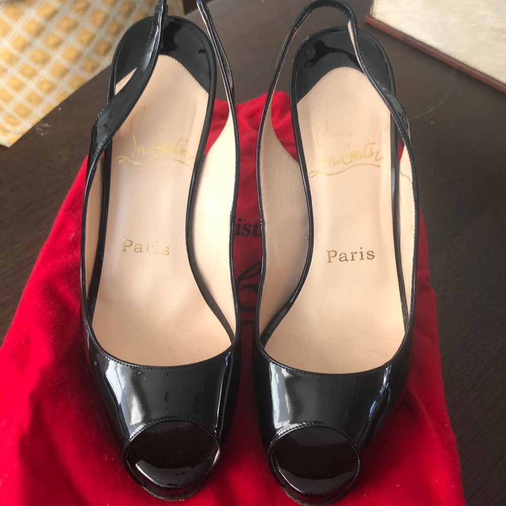 Open toe high heels